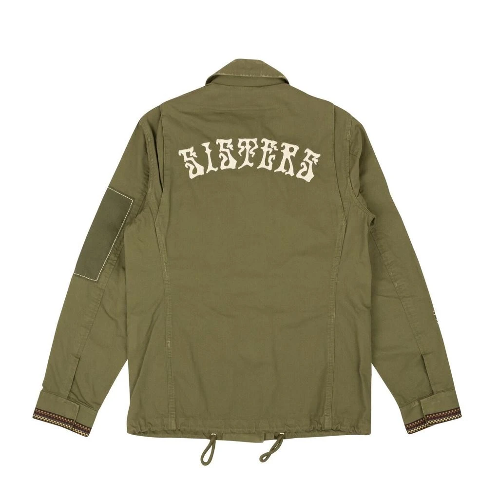 商品AMIRI|Green Cotton M65 Military Trench Jacket,价格¥1375,第3张图片详细描述