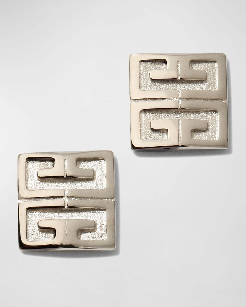 商品Givenchy|Men's 4G Silvery Stud Earrings,价格¥2240,第1张图片