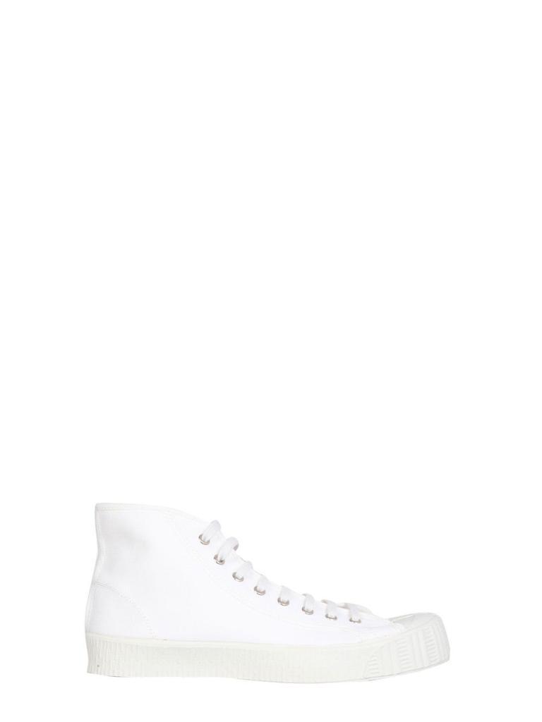 商品Spalwart|Spalwart Mens White Cotton Sneakers,价格¥1432,第1张图片