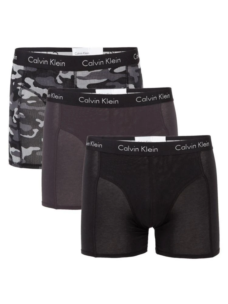 商品Calvin Klein|3-Pack Stretch Cotton Boxer Briefs,价格¥188,第1张图片