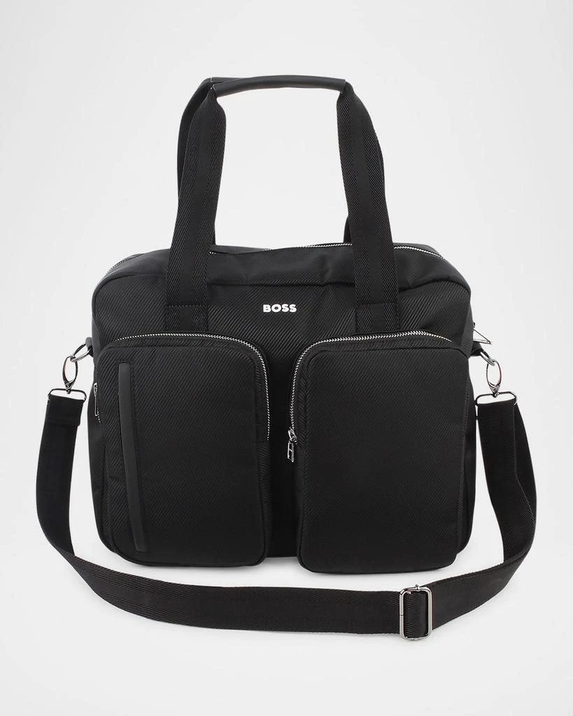 商品Hugo Boss|Changing Bag W/ Silicone Logo-Print,价格¥1582,第1张图片