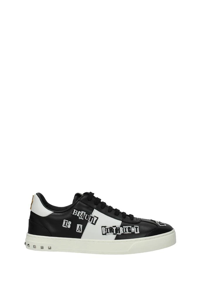 商品Valentino|Sneakers Leather Black,价格¥2858,第1张图片
