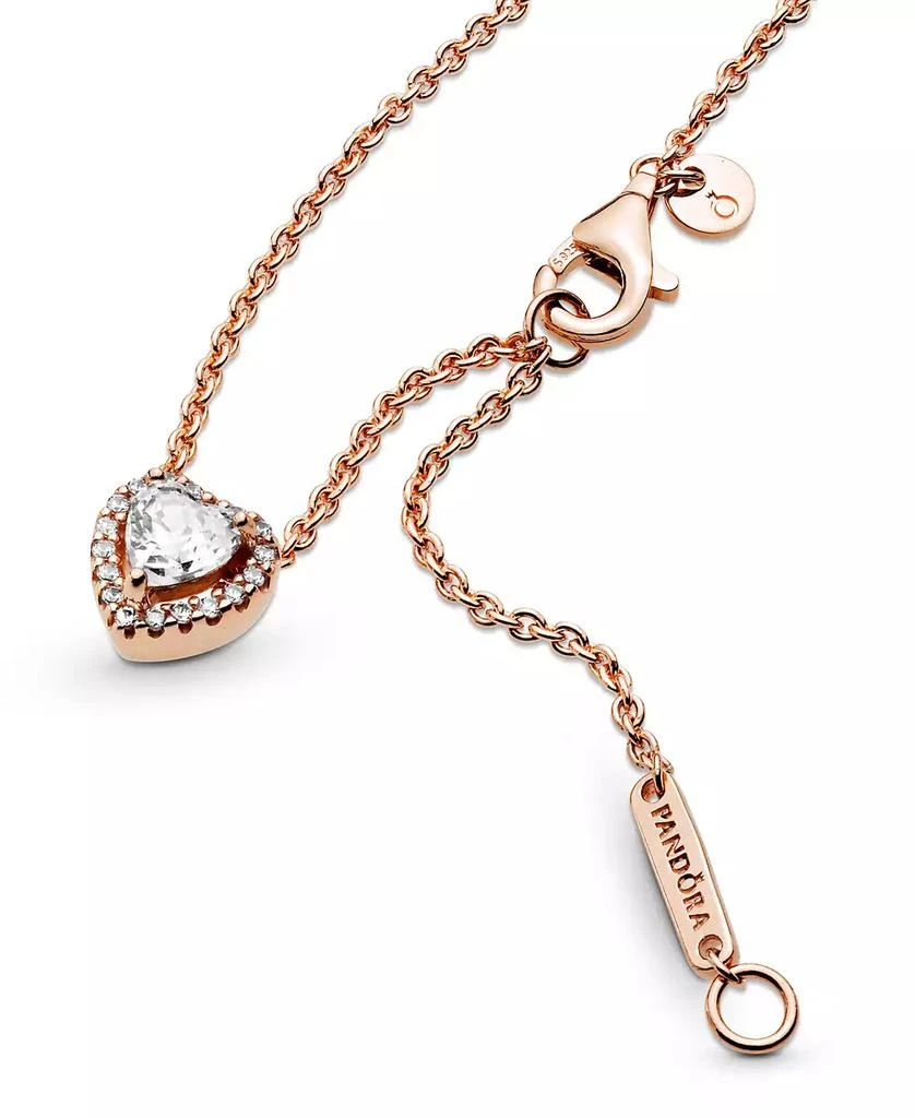 商品PANDORA|Timeless Sparkling Cubic Zirconia Heart Collier Necklace,价格¥521,第4张图片详细描述