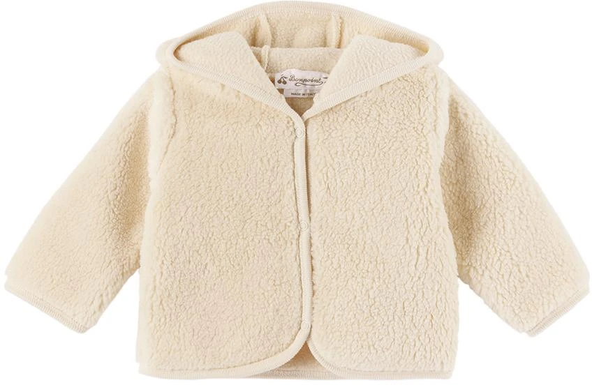 商品Bonpoint|Baby Off-White Costa Jacket,价格¥1239,第1张图片