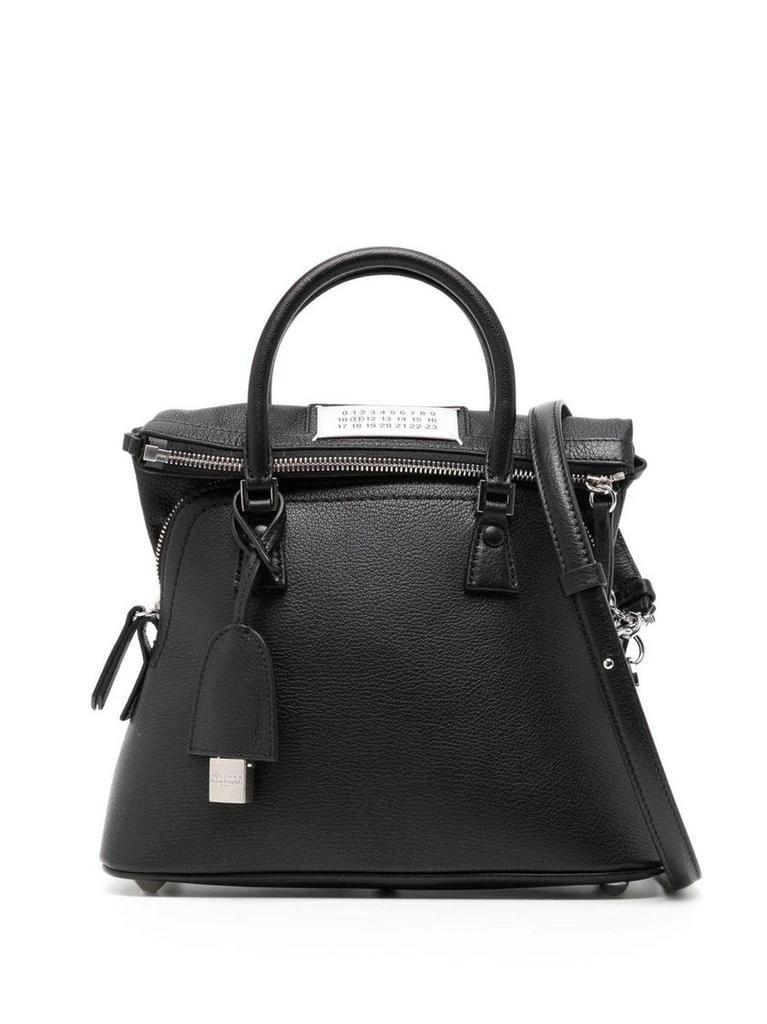 商品MAISON MARGIELA|Maison Margiela Mini 5Ac Classique Top-Handle Bag in Black,价格¥10536,第1张图片