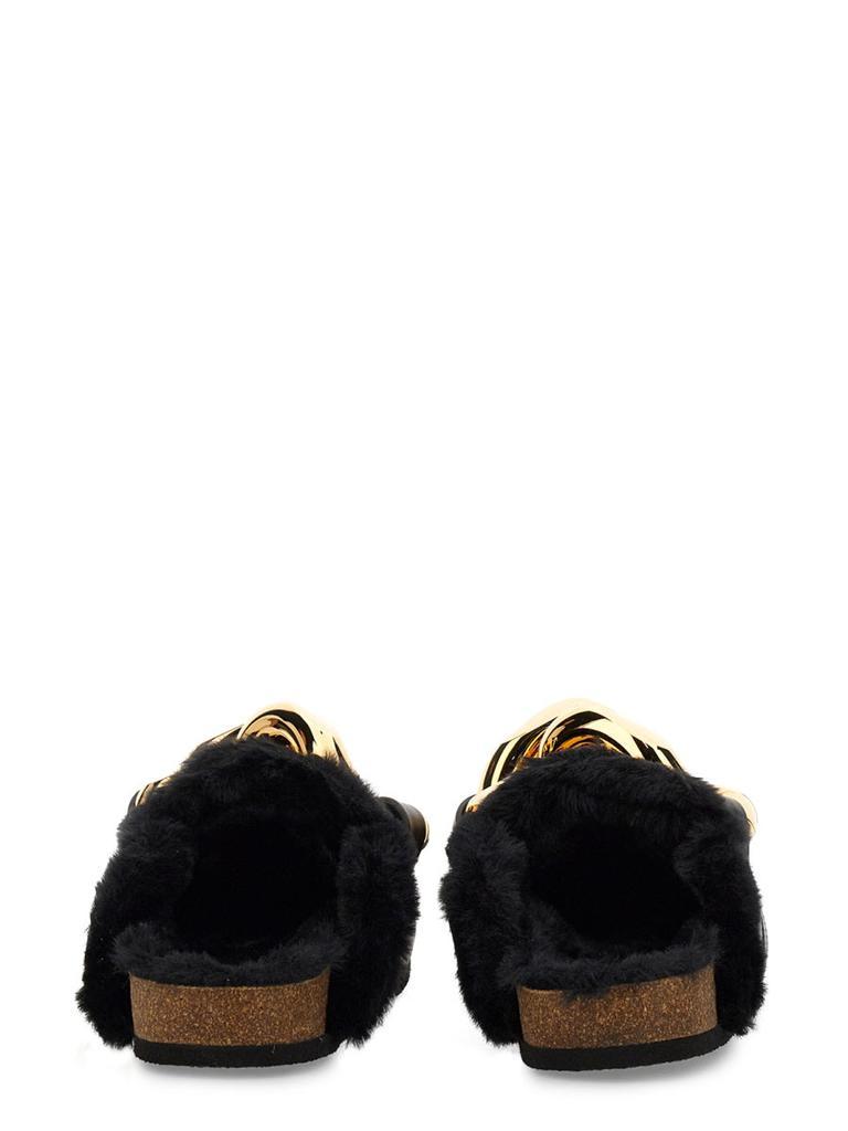 商品JW Anderson|MULE "CHAIN" WITH ECO-FUR,价格¥3003,第4张图片详细描述