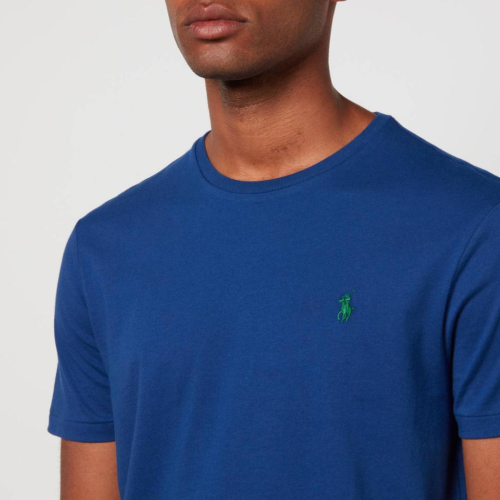 商品Ralph Lauren|Polo Ralph Lauren Logo-Embroidered Jersey T-Shirt,价格¥607,第6张图片详细描述
