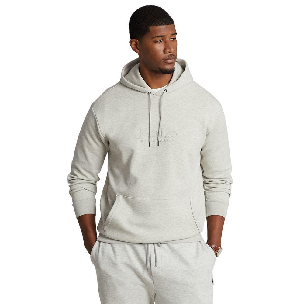 商品Ralph Lauren|Men's Big & Tall Logo-Embossed Double-Knit Hoodie,价格¥1052,第1张图片