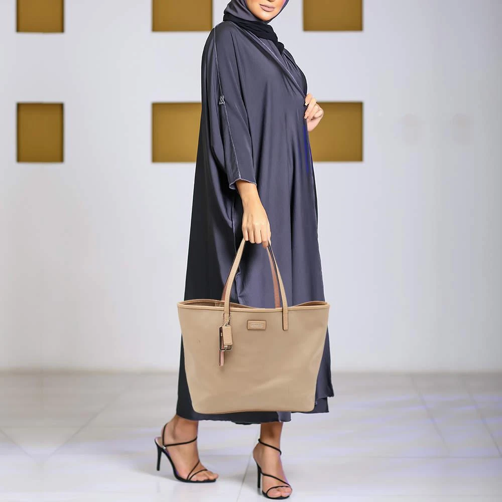 商品[二手商品] Coach|Coach Beige Leather Park Metro Tote,价格¥805,第2张图片详细描述