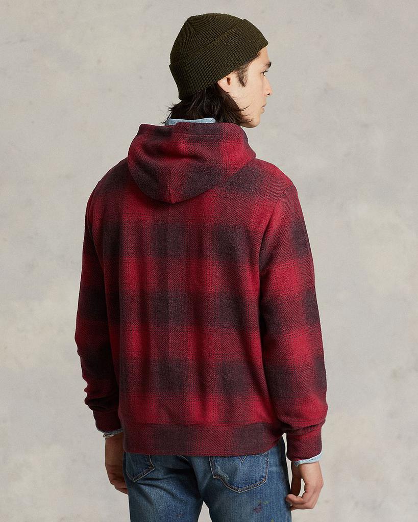 Plaid Brushed-Back Fleece Hoodie商品第3张图片规格展示