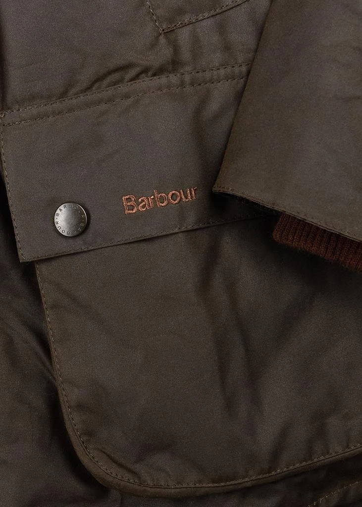 商品Barbour|Bedale dark olive waxed cotton jacket,价格¥2527,第5张图片详细描述