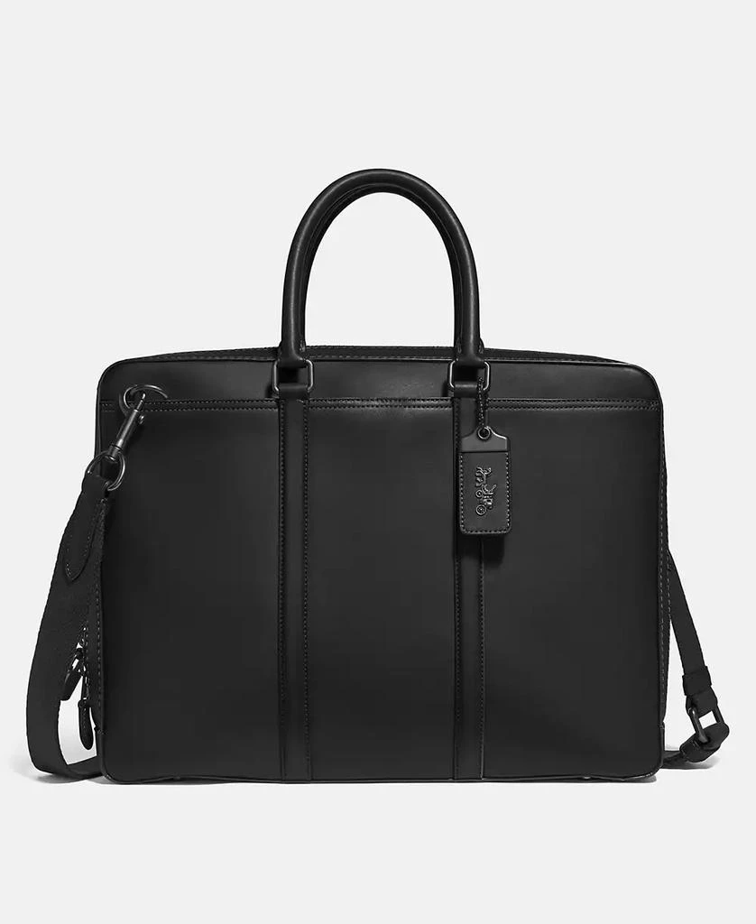 商品Coach|Metropolitan Slim Leather Briefcase,价格¥4450,第1张图片