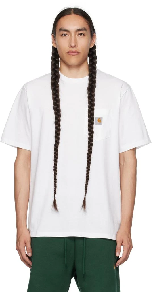 商品Carhartt WIP|White Pocket T-Shirt,价格¥372,第1张图片