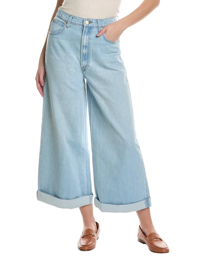 商品MOTHER|MOTHER Denim High-Waist Pushpop Cuff Just A Nibble Crop Jean,价格¥737,第1张图片