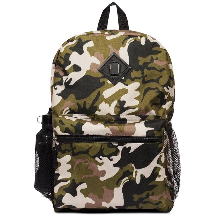 商品FAB|6-Pc. Camo-Print Backpack & Accessories Set, Little Boys (2-7) & Big Boys (8-20),价格¥271,第3张图片详细描述