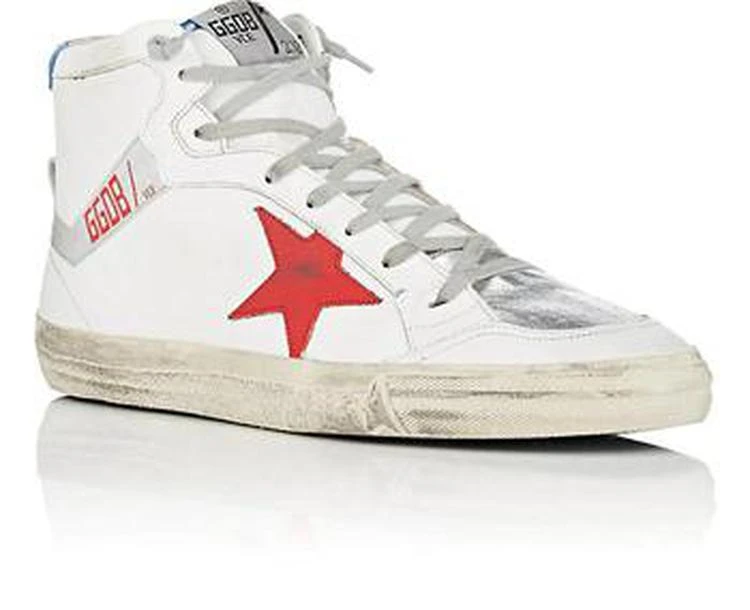 商品Golden Goose|Men's 2.12 Leather Sneakers,价格¥3942,第2张图片详细描述