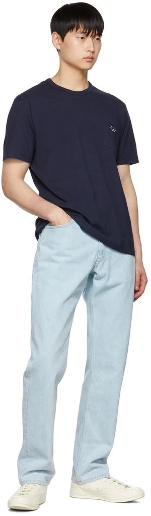 商品Maison Kitsune|Navy Baby Fox Patch T-Shirt,价格¥263,第4张图片详细描述
