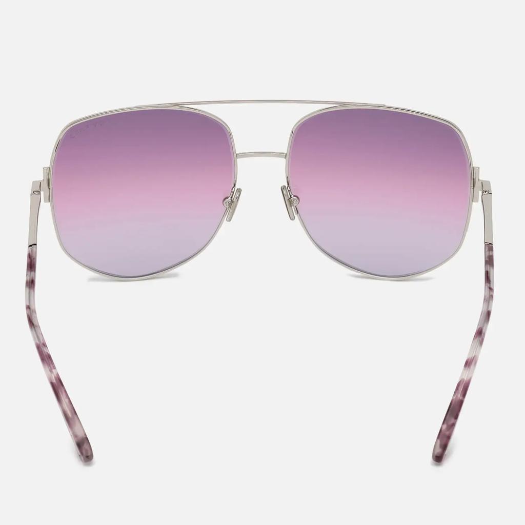 商品Tom Ford|Tom Ford Women's Lennox Pilot Style Sunglasses - Palladium/Violet,价格¥2866,第7张图片详细描述