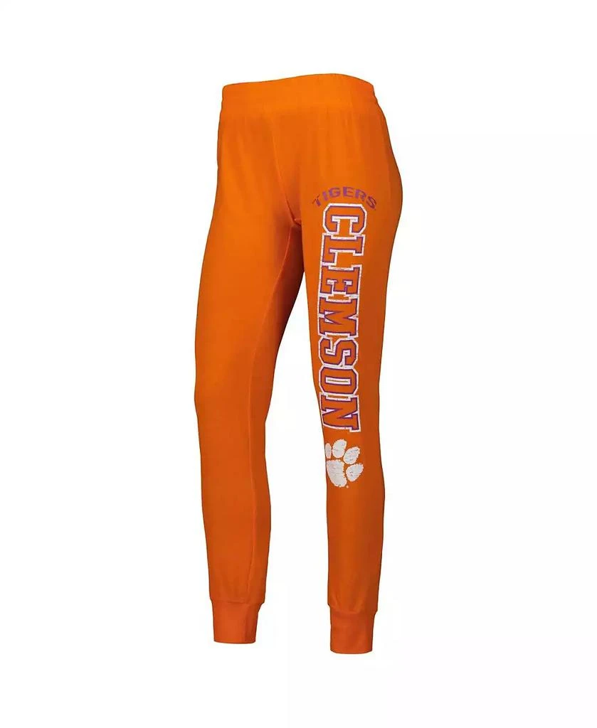 商品Concepts Sport|Women's Orange Clemson Tigers Long Sleeve Hoodie T-shirt and Pants Sleep Set,价格¥411,第4张图片详细描述