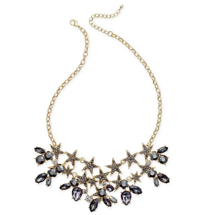 商品INC International|Gold-Tone Stone & Crystal Star Statement Necklace, Created for Macy's,价格¥88,第1张图片
