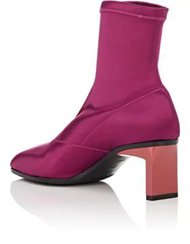 商品3.1 Phillip Lim|Blade Stretch-Satin Ankle Boots,价格¥2076,第3张图片详细描述