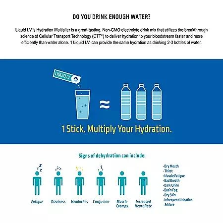 Liquid I.V. Hydration Multiplier Electrolyte Powder Packets, Lemon Lime & Acai Berry (24  pk.) 商品