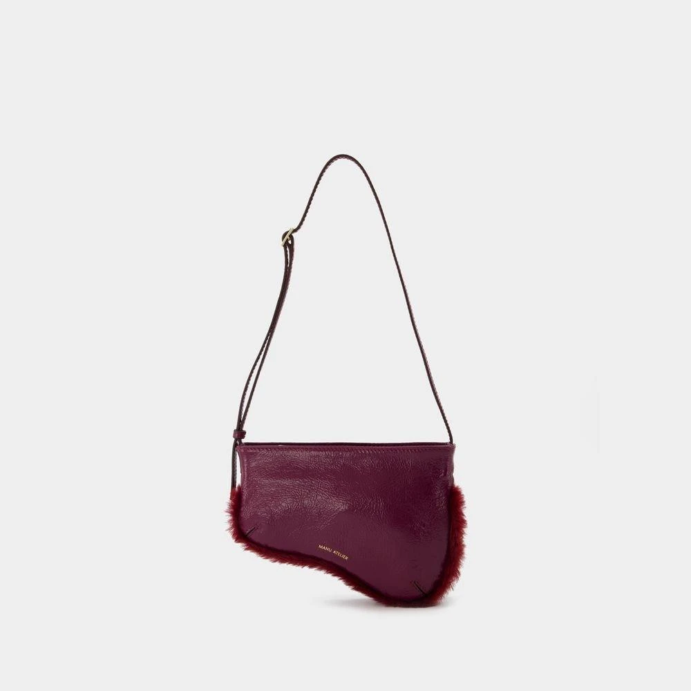 商品Manu Atelier|Manu Atelier Curve Edge Zipped Shoulder Bag,价格¥1907,第1张图片