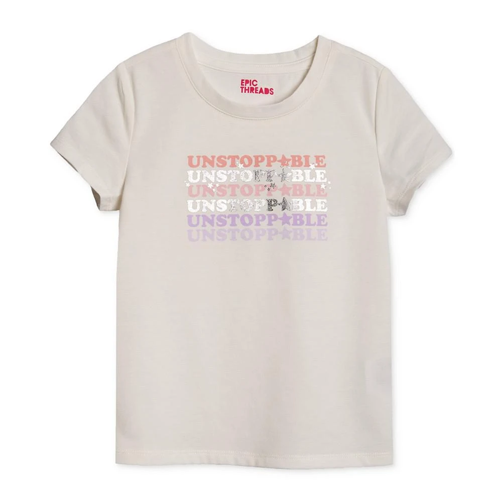 商品Epic Threads|Big Girls Unstoppable Graphic T-shirt, Created For Macy's,价格¥62,第2张图片详细描述