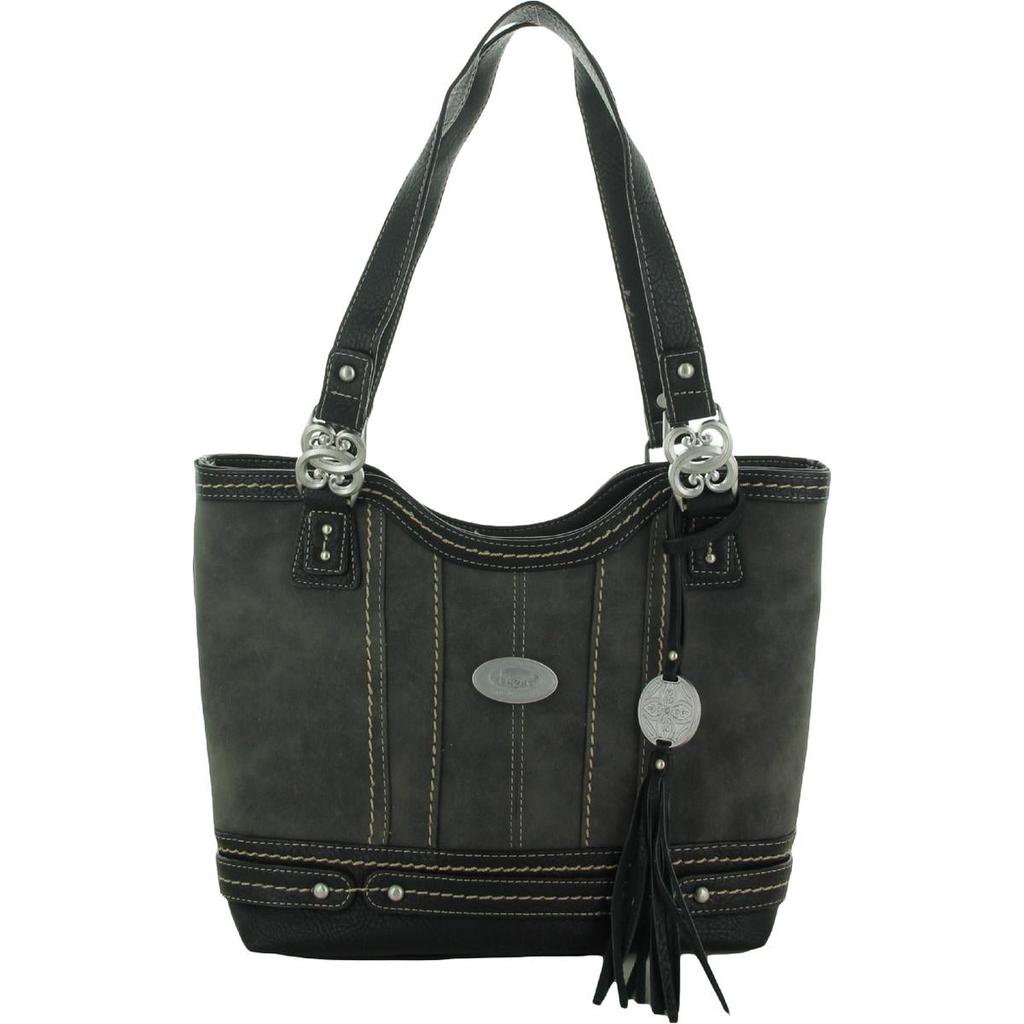 B.O.C. Born Concepts Womens Marsdon Faux Suede Satchel Tote Handbag商品第1张图片规格展示