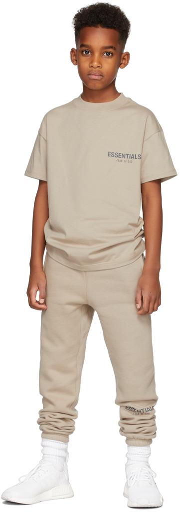 Kids Tan Jersey T-Shirt商品第1张图片规格展示