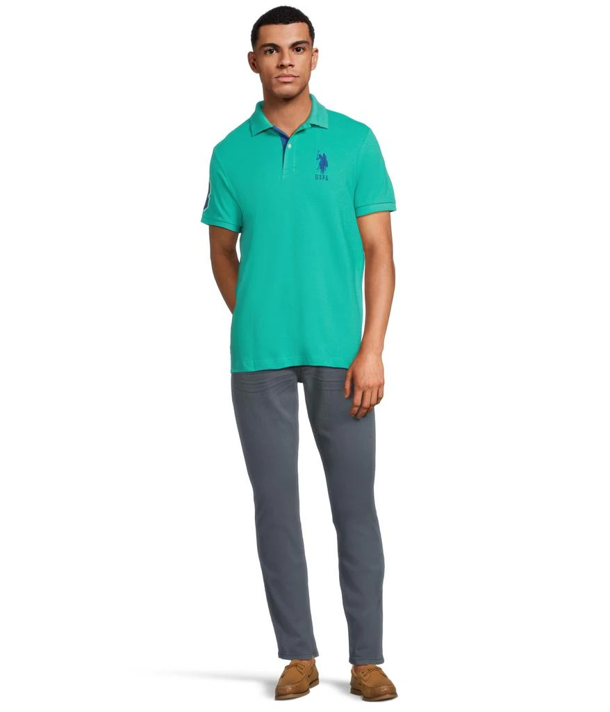 商品U.S. POLO ASSN.|纯棉Polo衫 修身款 多款配色,价格¥170,第5张图片详细描述