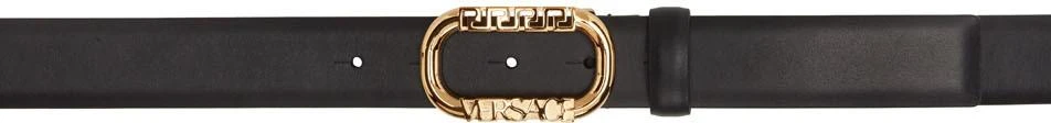 商品Versace|Black Logo Belt,价格¥1049,第1张图片