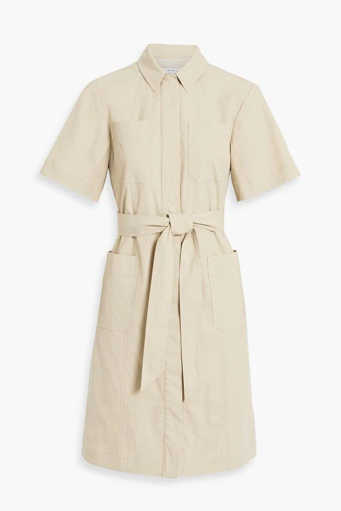 商品IRIS & INK|Clara textured organic cotton-blend shirt dress,价格¥1036,第1张图片