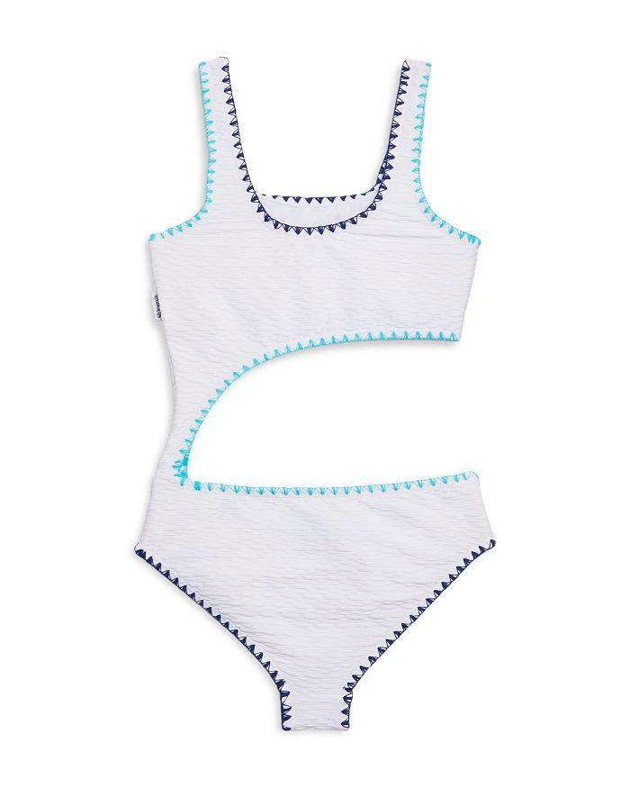商品Limeapple|Girls' Ryan Cutout One Piece Swimsuit - Big Kid,价格¥337,第2张图片详细描述