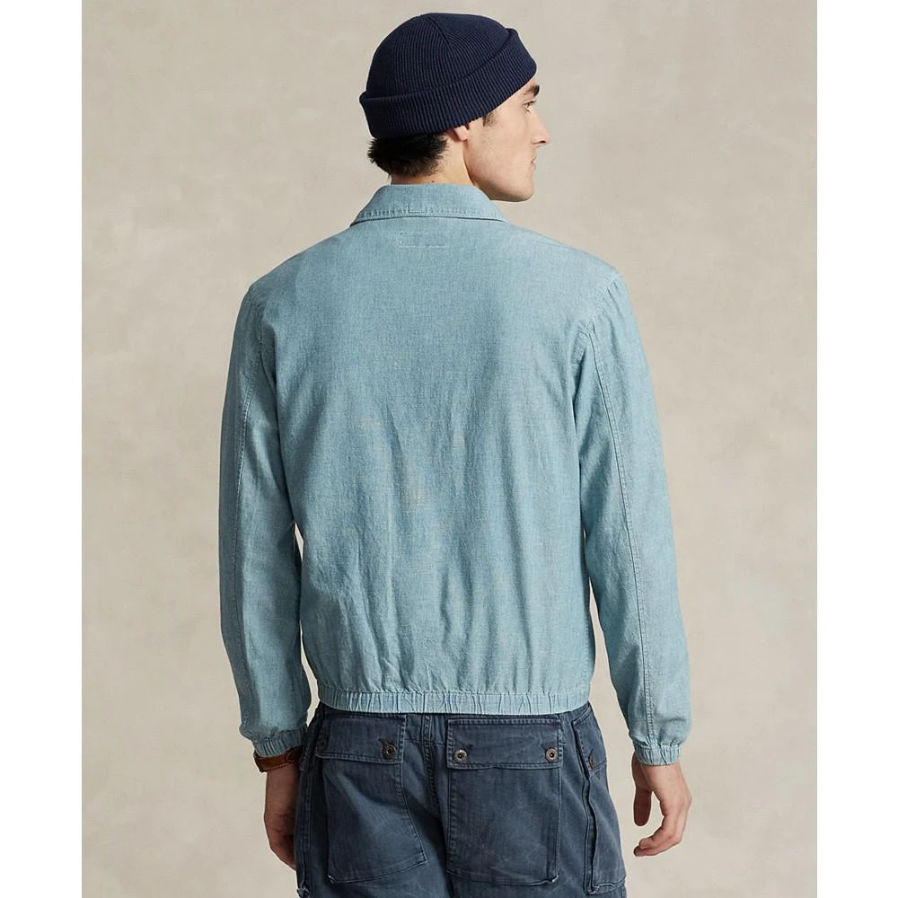 商品Ralph Lauren|Men's Bayport Indigo Chambray Jacket,价格¥1473,第2张图片详细描述