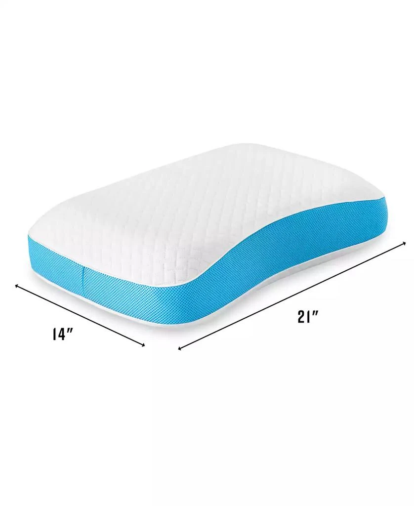 商品ProSleep|Side and Back Sleeper Gel-Infused Memory Foam Pillow,价格¥292,第5张图片详细描述
