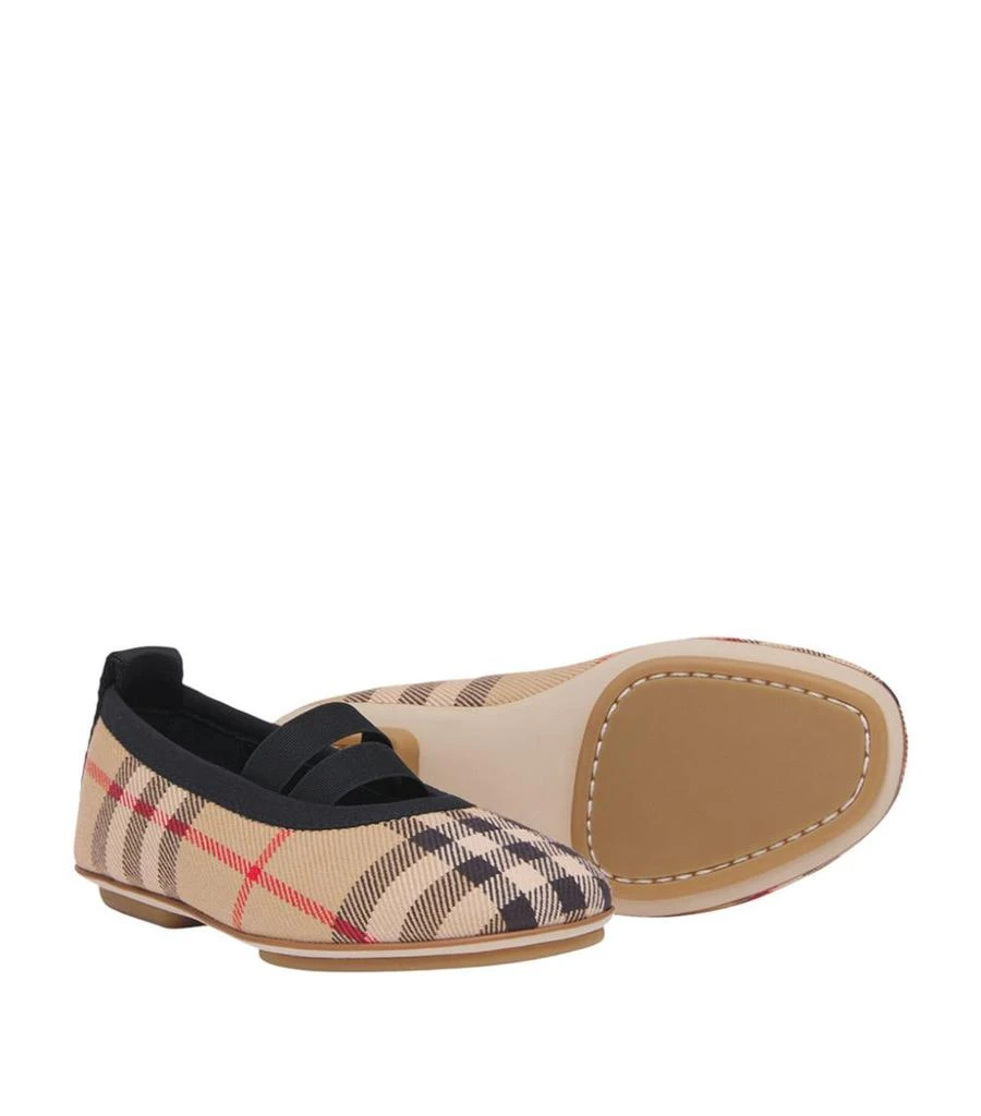 商品Burberry|Vintage Check Mini Grace Flats,价格¥2284,第3张图片详细描述