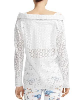 商品Maje|Lalina Sheer Lace Shirt,价格¥590,第2张图片详细描述