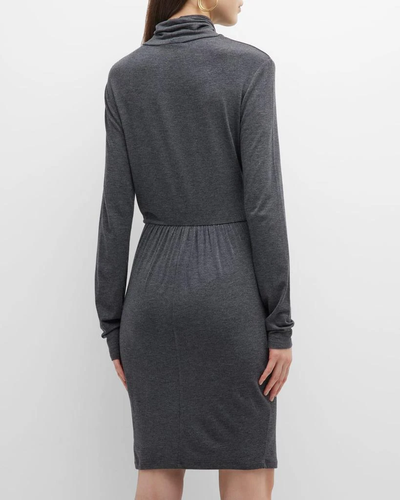 商品Marella|Igloo Ruched Turtleneck Midi Dress,价格¥720,第5张图片详细描述