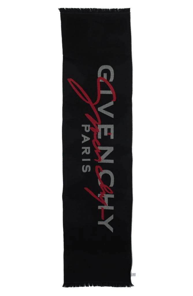 商品Givenchy|Paris Signature Logo Wool Scarf,价格¥714,第2张图片详细描述