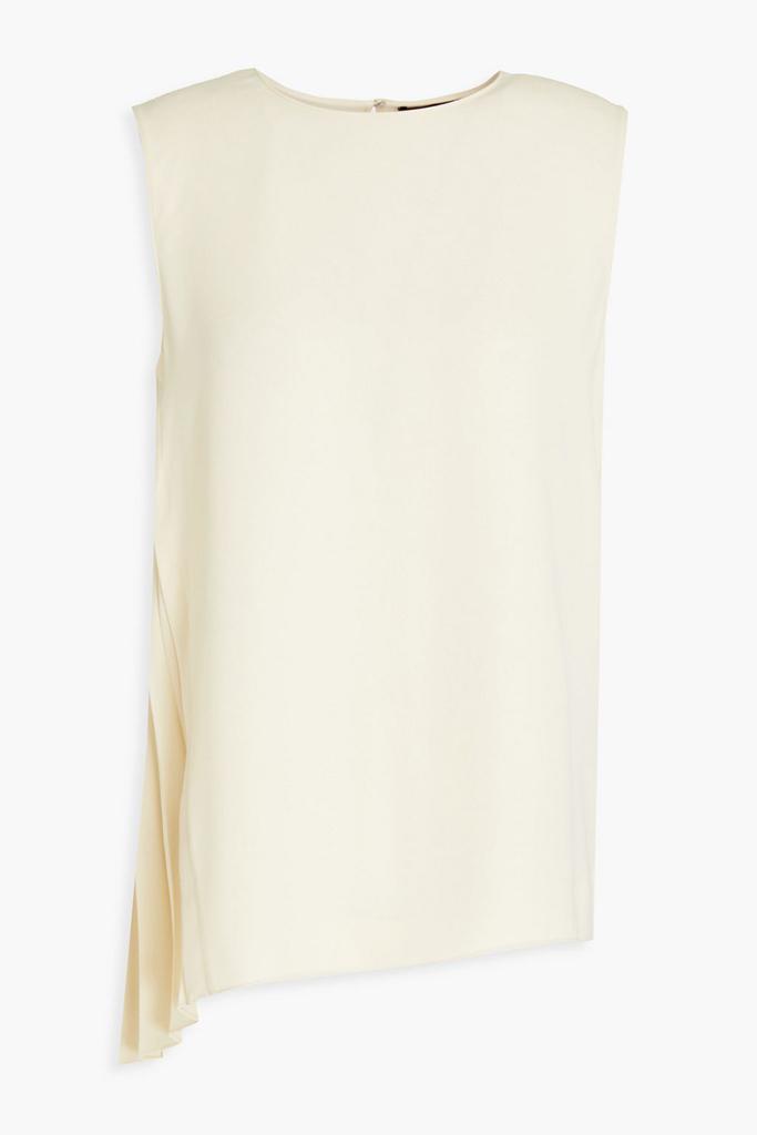 商品Theory|Pleated satin-crepe top,价格¥975,第1张图片