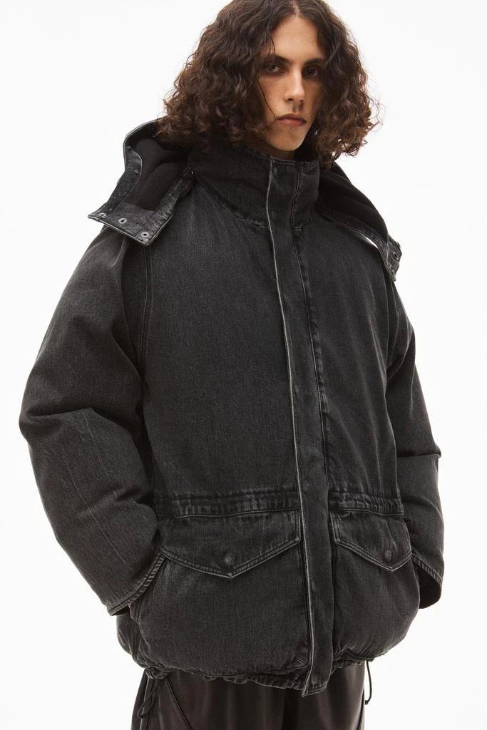 商品Alexander Wang|EXTREME PUFFER IN DENIM,价格¥7519,第4张图片详细描述