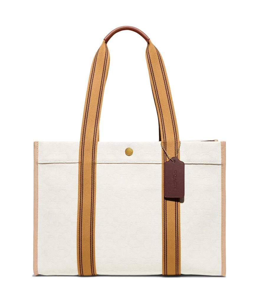 商品Coach|Signature Canvas Spin Tote 42,价格¥1282,第1张图片