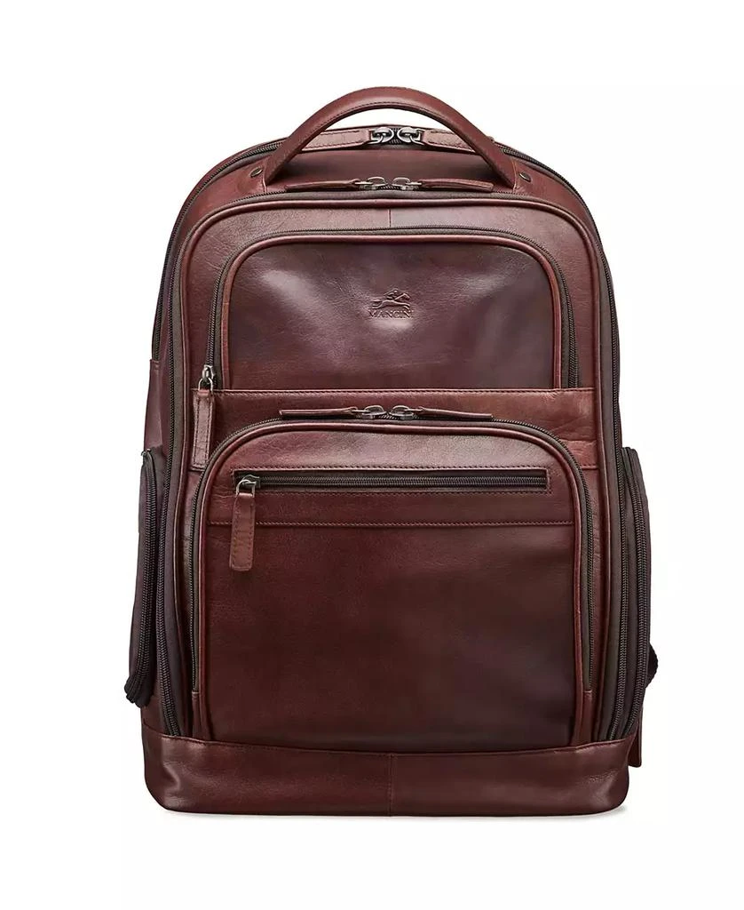 商品Mancini Leather Goods|Buffalo Collection Laptop/ Tablet Backpack,价格¥2790,第5张图片详细描述