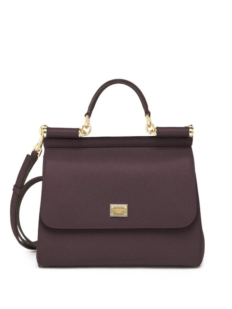 商品Dolce & Gabbana|Medium Sicily Leather Satchel,价格¥12619,第1张图片