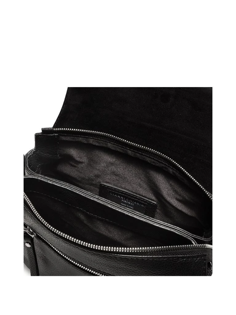 商品GIANNI CHIARINI|Three Black Leather Shoulder Bag,价格¥1497,第4张图片详细描述