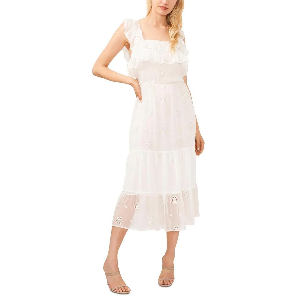 商品CeCe|CeCe Womens Ruffled Sundress Maxi Dress,价格¥117,第1张图片