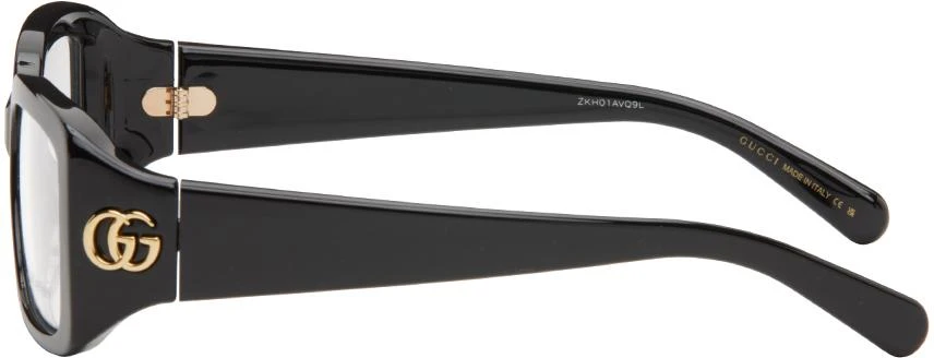 商品Gucci|Black Rectangular Glasses,价格¥2657,第3张图片详细描述