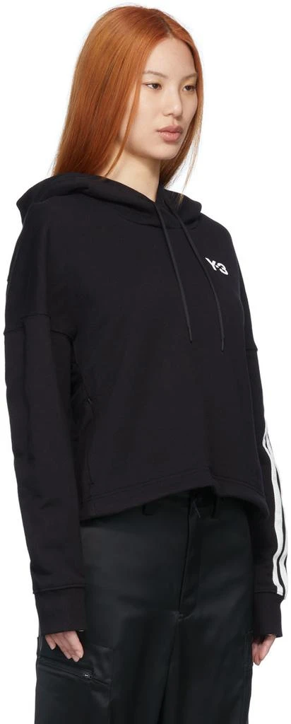 商品Y-3|Black Cotton Hoodie,价格¥1262,第2张图片详细描述