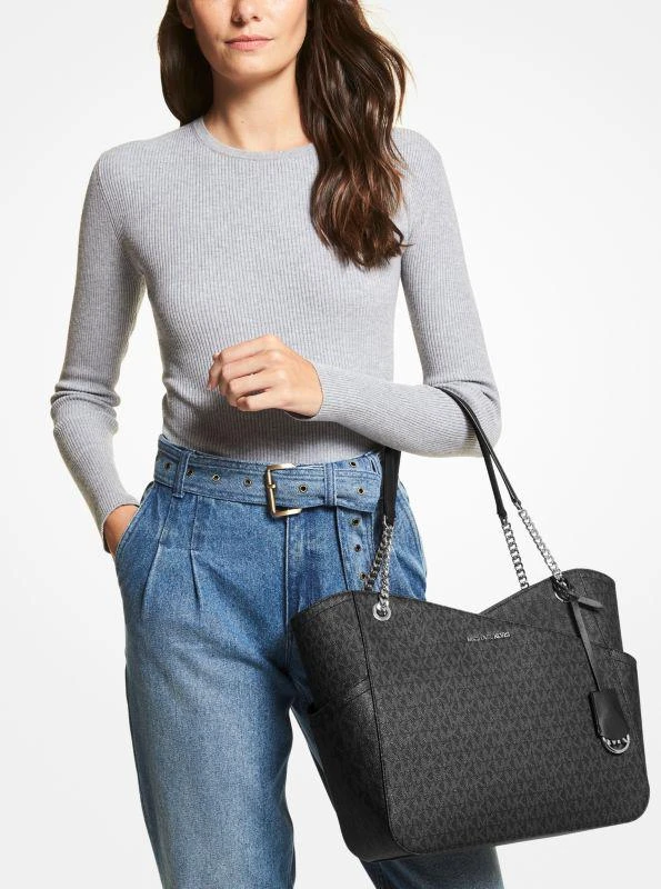 商品Michael Kors|Jet Set Large Logo Shoulder Bag,价格¥741,第3张图片详细描述